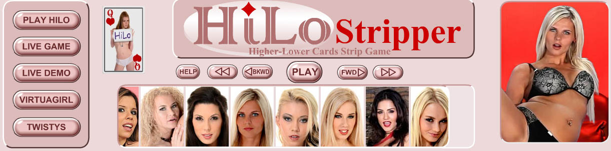 video, game, Hilo, cards, strip, stripper, adult, girl, blondes, brunettes,...